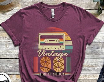 Vintage 1981 Retro Shirt, Vintage 1981 Shirt, 41th Birthday, 41th Birthday Gift, 41th Birthday Party, 41th Birthday Shirt, 1981 T-Shirt,1981