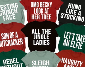 Funny Family Christmas Shirts, Christmas Shirt, Funny Christmas Party, Matching Christmas T-Shirts for Family, Christmas Group Shirts, Kids