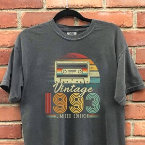 30th Birthday Gifts Shirt, Vintage 1993 Birthday Shirts, 30 TShirt, 30th Birthday Gifts For Men, 30th Birthday Gifts for Women, Classic 1993