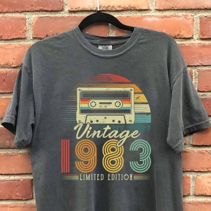 1983 Vintage Shirt, 1983 Birthday Shirt, 40th Birthday Gift, 40th Birthday Gift Shirt, 1983 Vintage Tee, 1983 Retro Shirt, Vintage Birthday