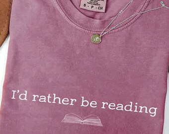 Comfort Colors® Womens Reading Shirt For Mother's Day Booklover T-Shirt Gift Readers Tshirt Minimalist Tee Bookworm Shirt Book Shirt Bookish