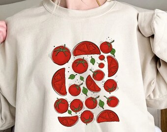 Tomato Shirt, Graphic Tee, Vegetable Shirt, Clothing Foodie, Gardening Gift, Veggie Shirt, Food Shirt, Garden T-shirt, Foodie Gift,Gardening