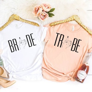 Bride And Tribe Shirts, Bachelorette Party, Ring Finger Shirts, Bride Tribe Shirt, Bridal Party Shirt, Bride Ring Shirt, Bride And Tribe Tee