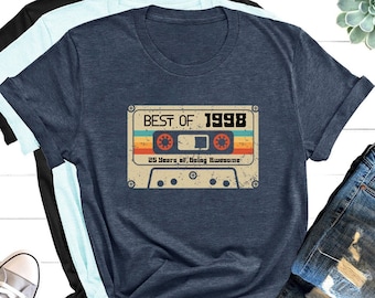 28th Birthday Gift, 1998 Vintage Shirt, Best Friend Birthday, 28th Birthday Shirt,1998 Shirt,28th Birthday Party,Vintage Custom Tee,Gift Man