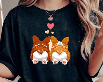 Corgi Shirt, Cut Corgi Butt Shirt, Corgi T-Shirt, Animal Lover shirt, Funny Gift for Corgi Lover, Corgi Butt, Funny Dog Shirt, Dog Lover Tee