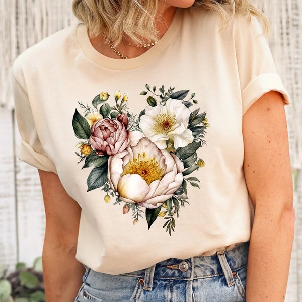 Boho Wildflowers, Cottagecore Shirt, Flowers Cottagecore Shirt, Floral Shirt, Flower T-Shirt, Flowers Tshirt, Wildflower Tshirt,Plant Shirts