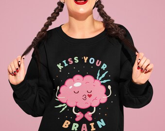 Teacher Tshirt, Teacher Appreciation Gift, Teacher T-shirts, Teacher Gifts, Teaching Squad Shirt, Kiss Your Brain Shirt, Retro Teacher Shirt