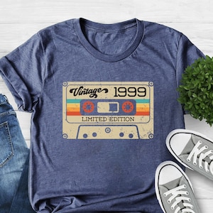 Best Of 1999 21st Birthday Gifts Cassette Tape Vintage T-Shirt Best Of 1999 21st Birthday Gifts Cassette Tape Vintage T-Shirt