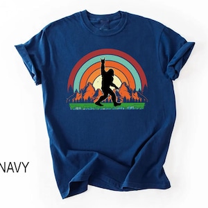 Bigfoot Metallica, Bigfoot Metallica Tee, Big Foot Sunset, Camping Shirts, Adventure Shirts, Camping Sweatshirt, Camping Tee, Outdoor Shirts
