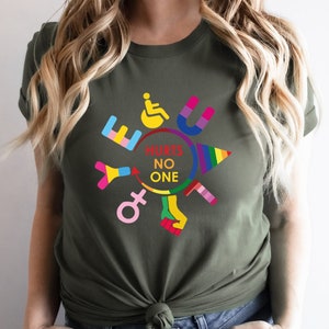 Equality Hurts No One Shirt, Equal Rights, Black Lives Matter, Pride Shirt, Social Justice, Human Rights, Anti Racism, Gay Pride, LGBT Shirt