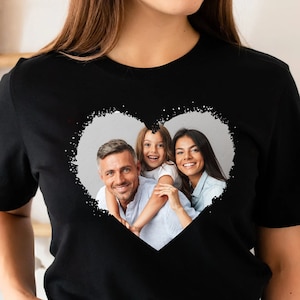 Your Photo Shirt, T-shirt Picture, T-shirt Photo, Custom T-shirt Picture Women, Custom T-Shirt Graphic, Your Photo and Any Text, Tee T-shirt