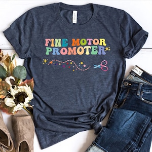 Camiseta de terapia ocupacional, camiseta de terapeuta, camiseta de asistente de terapia ocupacional, camiseta de promotor de motricidad fina, camiseta de regalo de terapia ocupacional, camiseta de terapeuta ocupacional, camiseta COTA