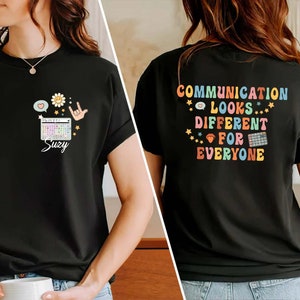 AAC SPED Teacher Inclusion Tshirt, Your Words Matter Shirt, Neurodiversity Bcba Slp OT Teachers Gift,Language Special Education,Words Matter