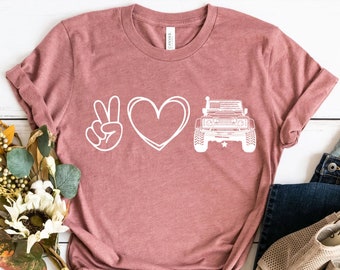 American Offroad Shirt, Love Peace Offroad Shirt, USA Flag Offroad Shirt, 4WD Offroad Shirt, Offroad Forest Shirt, Fathers Day Shirt