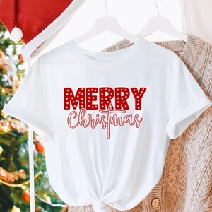 Christmas Shirt, Merry Christmas Shirt, Women's Christmas Shirt, Cute Christmas Tees, Christmas Shirts, Christmas Tees for Women,Holiday Tee