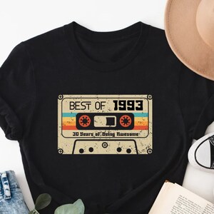 30th Birthday Gifts Shirt,Vintage 1993 Birthday Shirts,30th Birthday Gifts For Men,30th Birthday Gifts for Women,Classic 1993,1993 Retro Tee