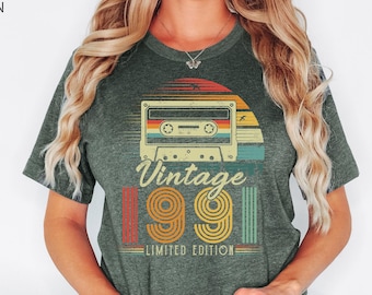 Vintage 1991 Shirt, 35th Birthday Gift For Women, 1991 Retro Shirt, 35th Birthday Woman,35th Birthday Gift For Men,35th Birthday Best Friend