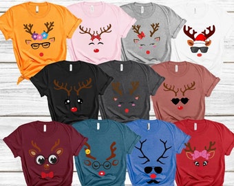 Funny Reindeer Shirts, Christmas Group Shirts, Winter Family Shirts, Cute Deer Shirt, Kids Holiday Shirt, Winter Shirt Teacher,Christmas Tee