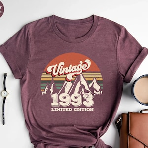 32nd Birthday Gifts Shirt, Vintage 1993 Birthday Shirts, 32nd Birthday Gifts For Men, 32nd Birthday Gifts for Women,Classic 1993, 1993 Shirt