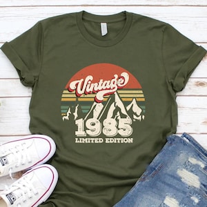 Vintage 1985 Shirt, 40th Birthday Shirt,40th Birthday Gift For Women,40th Birthday Gift For Men, 40th Birthday Best Friend,40th Birthday Tee