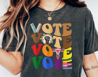 Vote Shirt, Banned Books Shirt, Reproductive Rights Tee, BLM Shirts, Political Activism Shirt, Pro Roe V Wade, Election Tshirts, LGBTQ Shirt