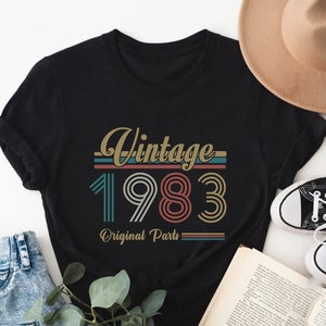 1983 Vintage Shirt, 1983 Birthday Shirt, 42nd Birthday Gift, 42nd Birthday Gift Shirt, 1983 Vintage Tee, 1983 Retro Shirt, Vintage Birthday