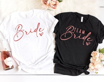 Bridesmaid Shirts, Bachelorette Shirts, Team Bride Tee, Bachelorette Party Shirts, Bridal Party Shirt, Bridesmaid Gift, Wedding Squad Shirts