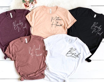 Cute bridesmaid shirts sale