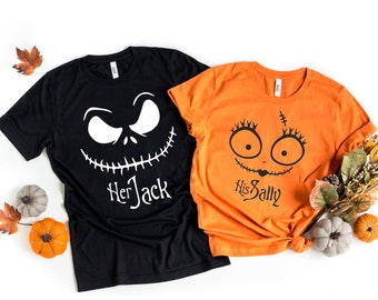 Halloween Tee, His and Hers, Halloween Shirt, Trick or Treat, Halloween Couple Shirts, Funny Halloween Shirts, Halloween Costume Shirt Tee