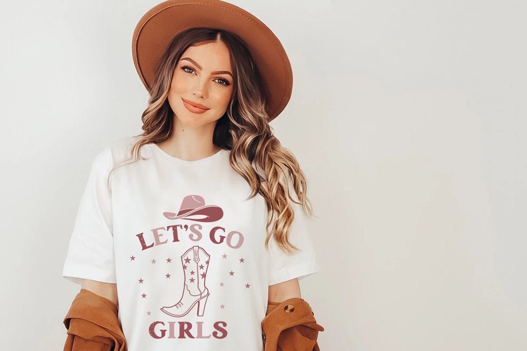 Let's Go Girls Graphic Tee, Let's Go Girls T-shirt, Retro Graphic Tee, Gifts for Her, Gift ...