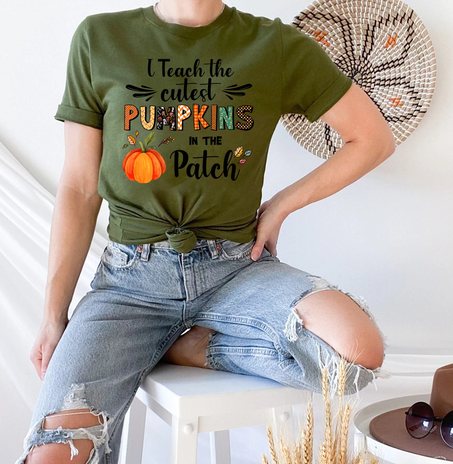 Fall Teacher Shirts Halloween Teacher Shirt Pumpkin Teacher - Etsy