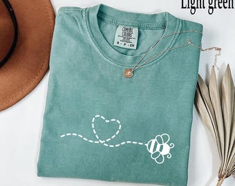 Comfort Colors® Bee Shirt, Bee T-shirt, Beekeeper Shirt, Honey Bee Shirt, Bee Shirts, Bee Graphic Tee, Bee Lover Shirt, Save the Bees Shirt