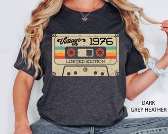 50th Birthday Gifts Shirt, Vintage 1976 Birthday Shirt, 50th Birthday Shirts, 50th Birthday Gifts for Men, 50th Birthday Gifts for Women Tee