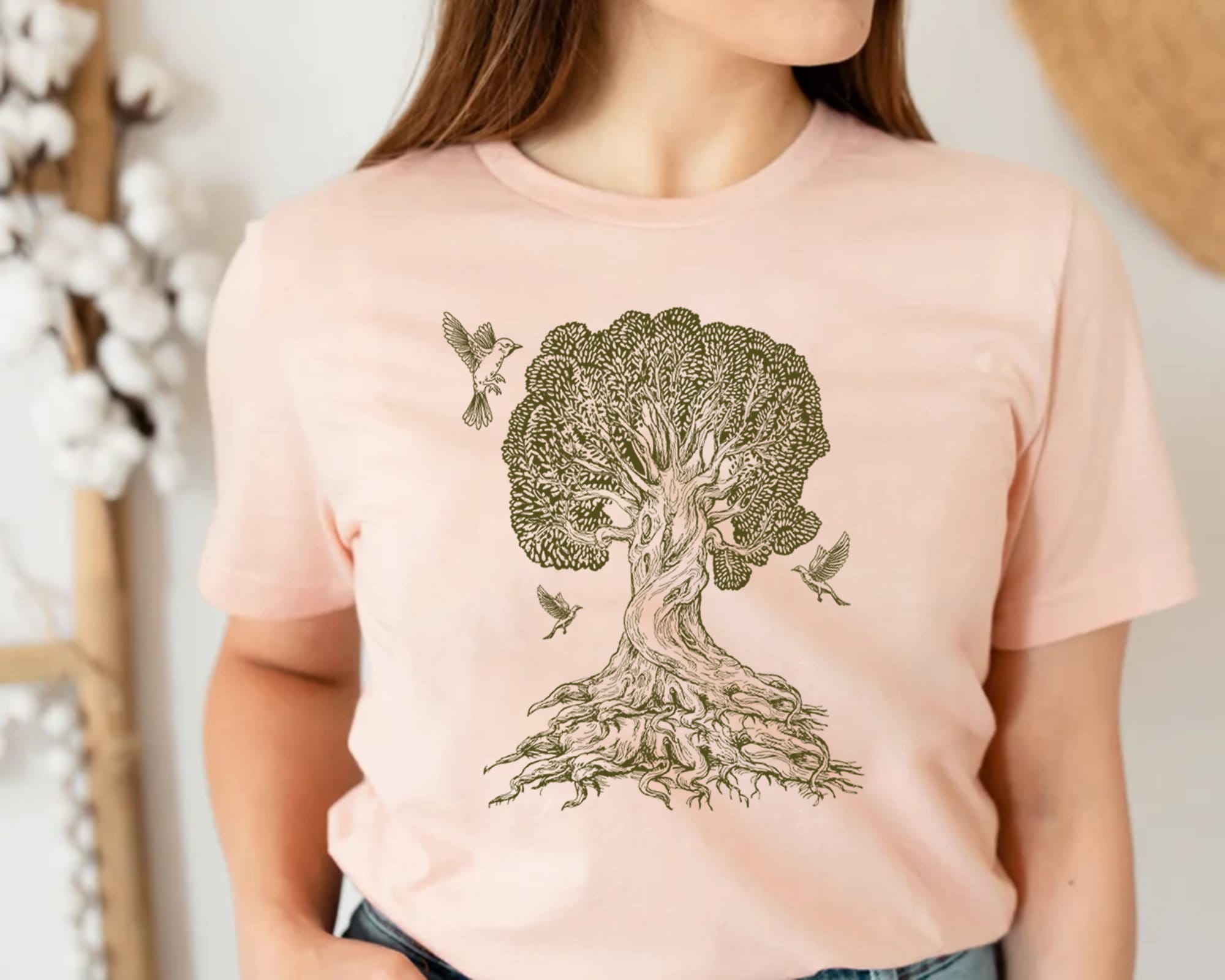 Tree Atlanta Merchandise Tree Shirt, Gnarled Tree T-shirt, Men's Graphic Tees, Tree of Life ...
