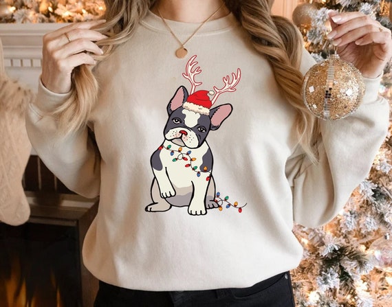 Christmas bulldog hotsell jumper