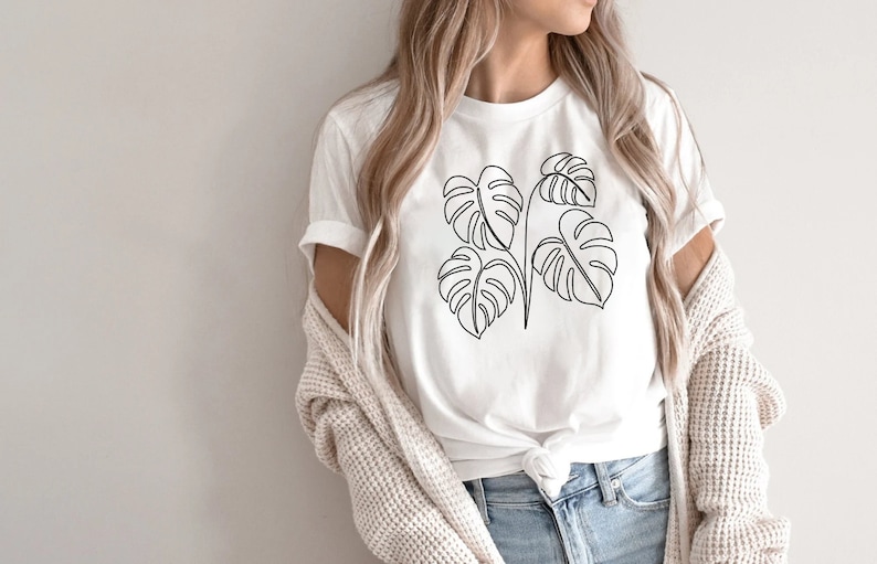 Monstera Shirt, Plant Lady Shirt, Plant Mama Crewneck, Plant Mama Gift, Plant Mom Shirt, Plant Shirt, Plant Lover Shirt, Plant Lady T-shirt image 5