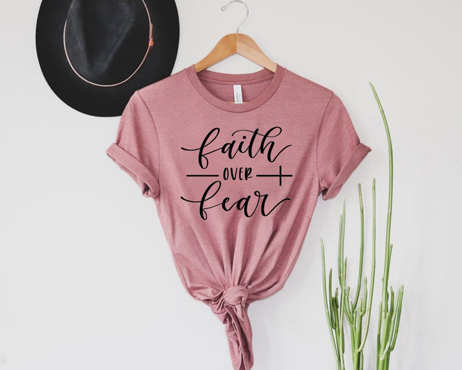 Faith Over Fear Shirt, Christian Shirts, Faith Shirt, Religious Shirt, Inspirational Christian Shirt, Motivational Shirt, Christian T-Shirt