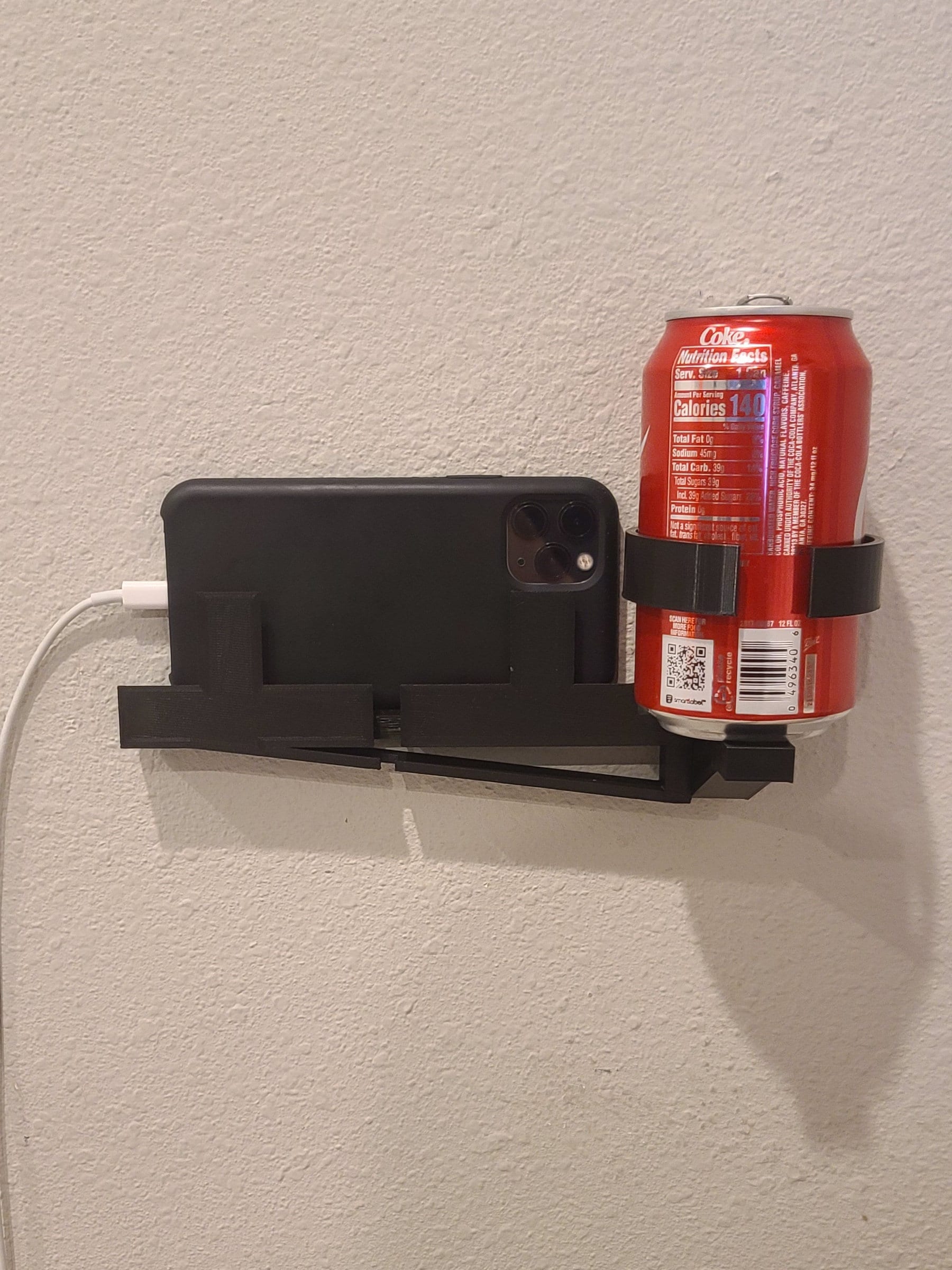 3D Printed Wall Mounted Cup Holder With Ipad/tablet or Phone Etsy Ireland