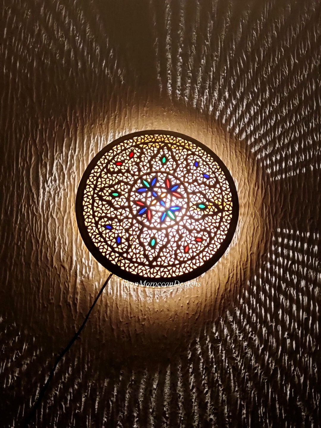 Moroccan Wall Sconce, Wall Light, Moroccan Sconce, Moroccan Wall Lamp