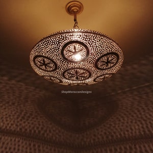 Moroccan ceiling light, unique lighting, Moroccan pendant light, Moroccan light fixture, antique light fixture, housewarming gift.