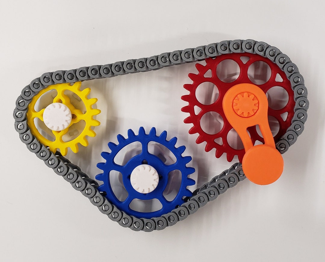 Gear Toys Snap Together Chain Driven Etsy