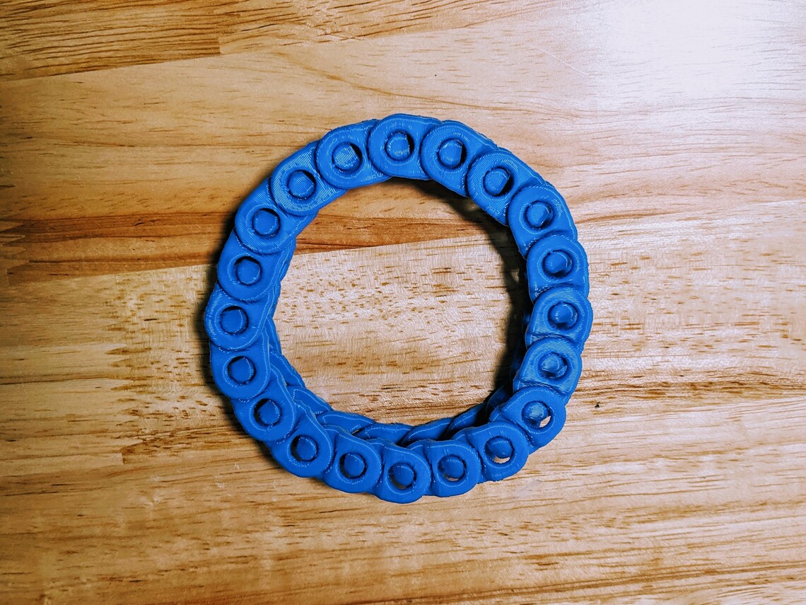 Chain Link Fidget Toy Etsy