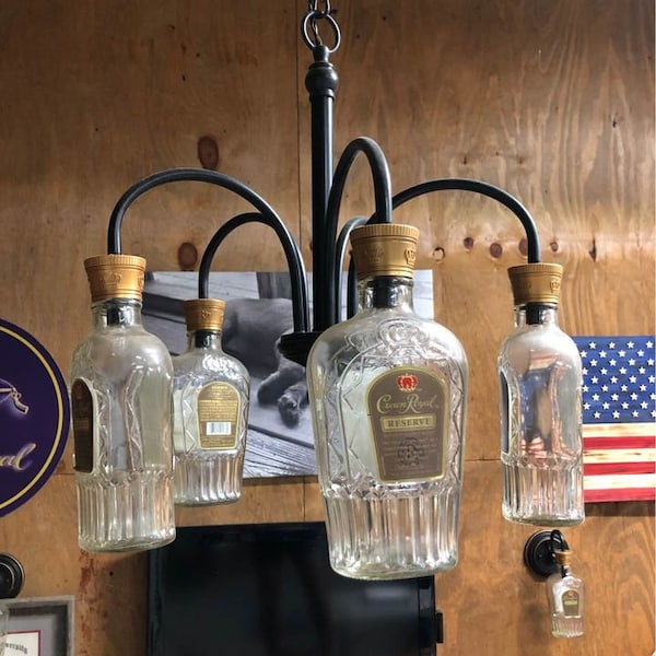 Bottle Chandelier Etsy