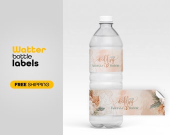 Water Bottle Labels, Happy Birthday Label, Water Labels, ,Waterproof Labels