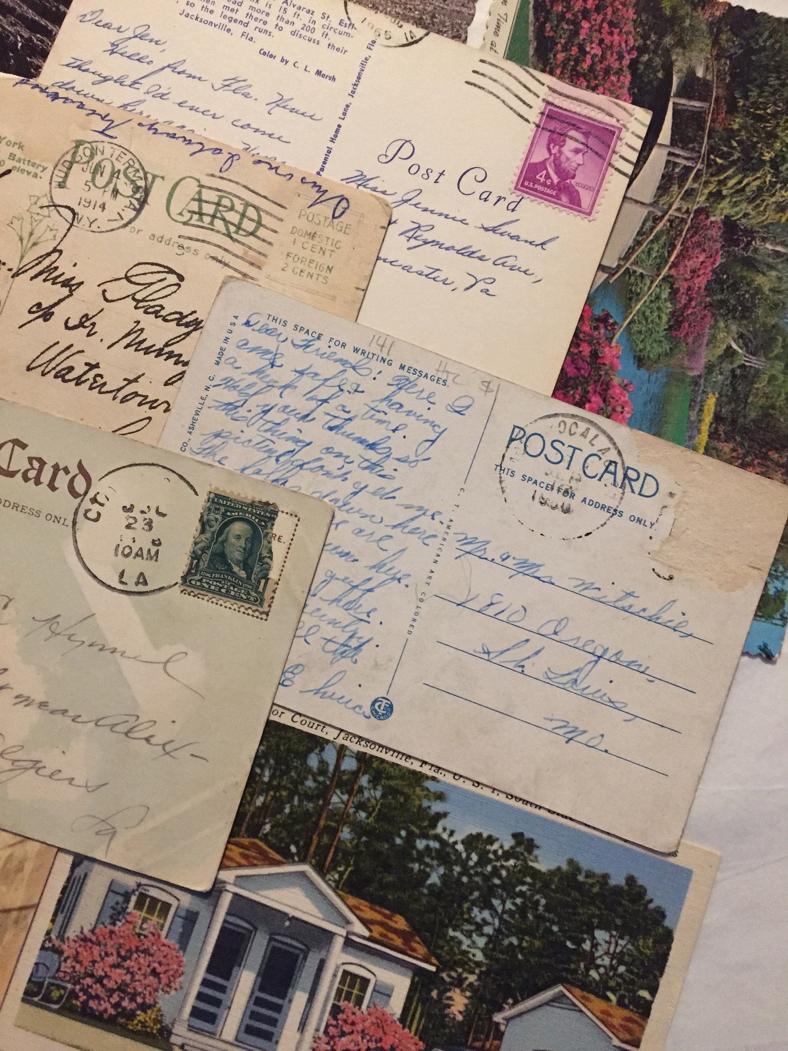 Vintage Postcards Etsy