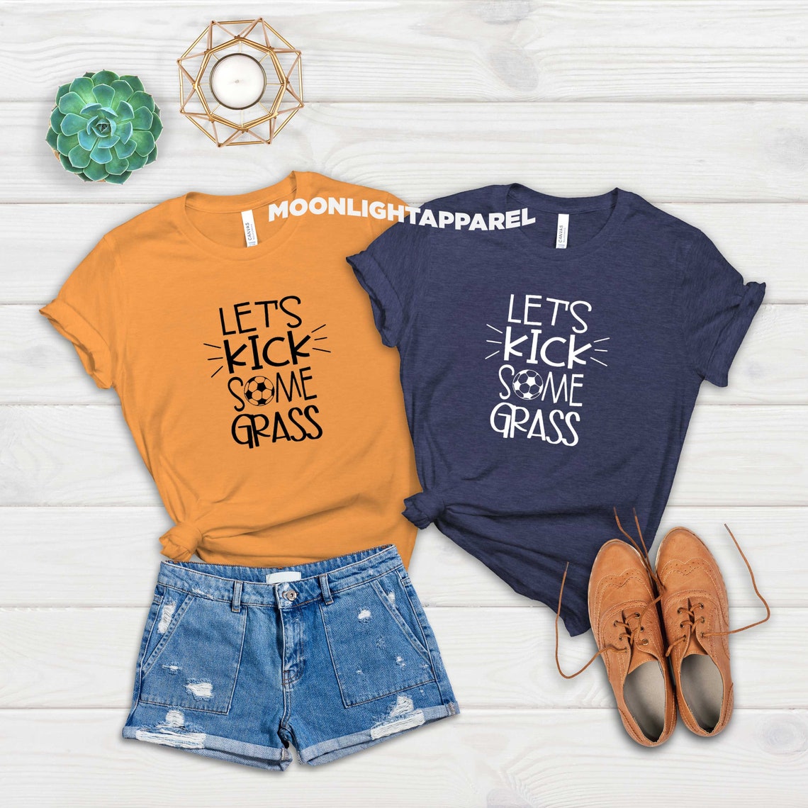 Kick Some Grass Tshirt Soccer Love Shirt Sport Shirt Etsy