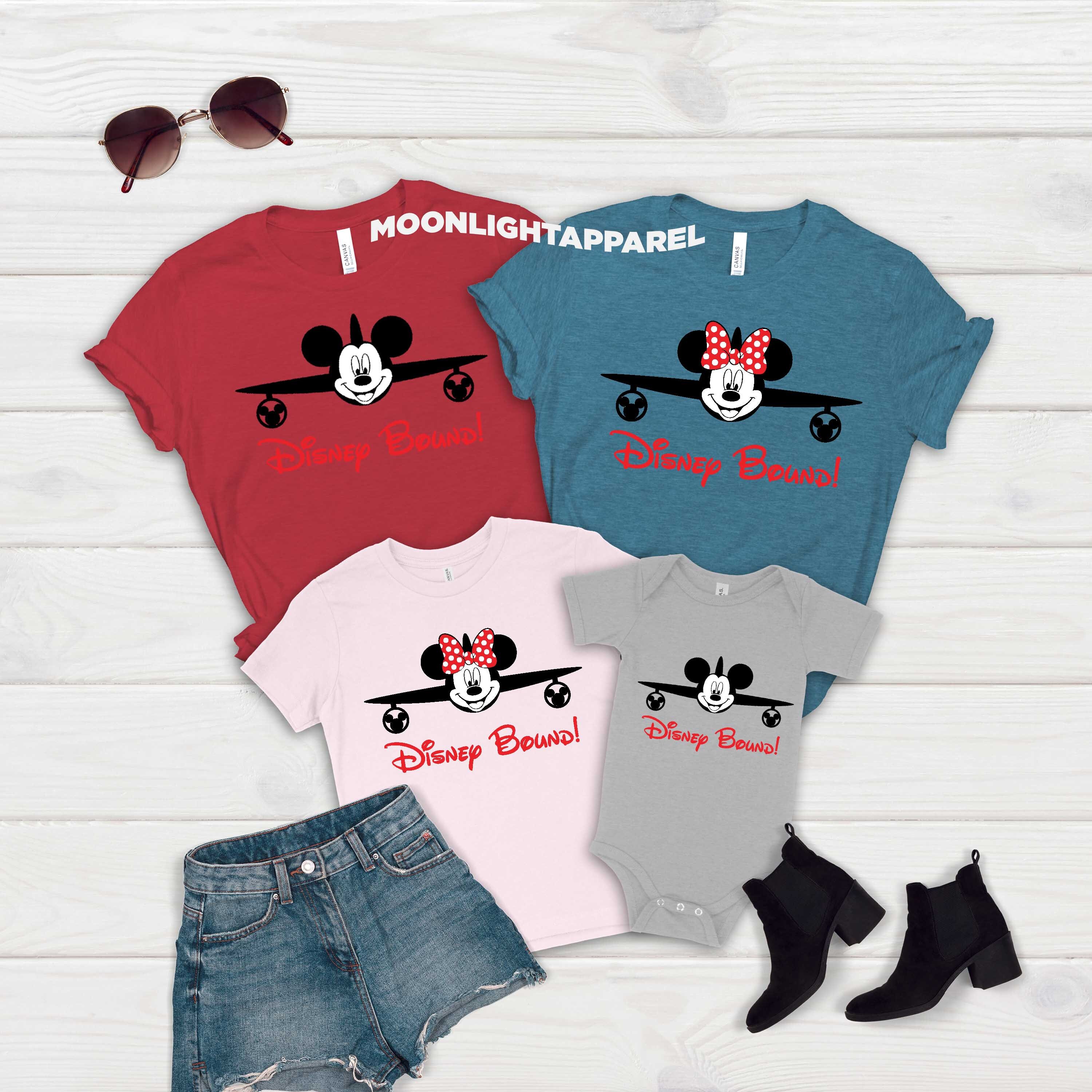 Custom Disney Bound T-shirt Disney Shirts Disney Vacation | Etsy