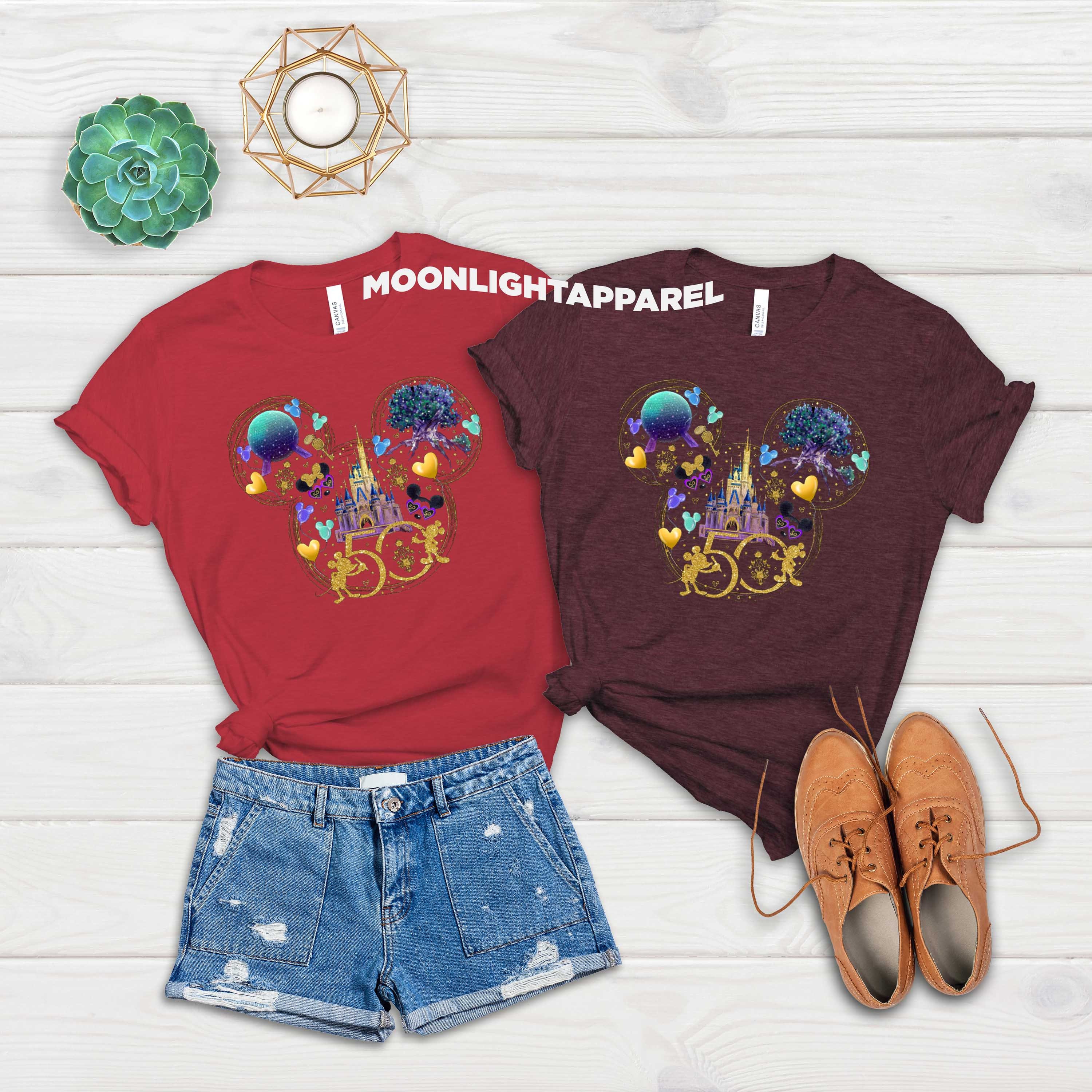 disneyworld 50th anniversary t shirts