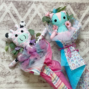 Recital bouquet gift stuffed doll