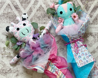 Kerstcadeau gevulde pop
